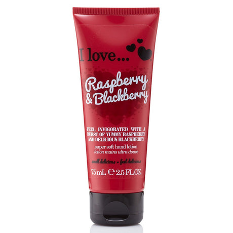 I Love, Raspberry & Blackberry, Hydrating, Hand Lotion, 75 ml - Feel You