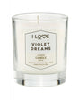 I Love, Signature Collection, Bergamot, Green Apple, Parma Violets, Rose, Scented Candle, 160 g - Feel You