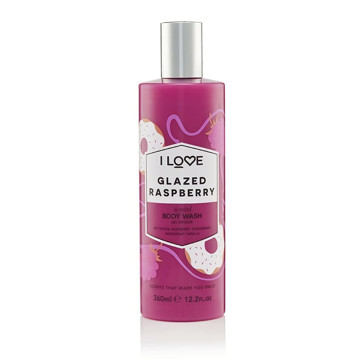 I Love, Signature Collection, Paraben-Free, Cleansing, Glazed Raspberry, Body Wash, 360 ml - Feel You