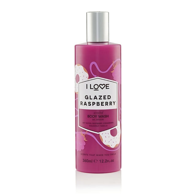 I Love, Signature Collection, Paraben-Free, Cleansing, Glazed Raspberry, Body Wash, 360 ml - Feel You