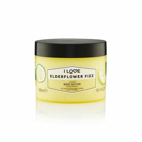 I Love, Signature Collection, Vegan, Hydrating, Elderflower Fizz, Body Butter, 330 ml - Feel You