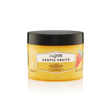 I Love, Signature Collection, Vegan, Hydrating, Exotic Fruits, Body Butter, 330 ml - Feel You