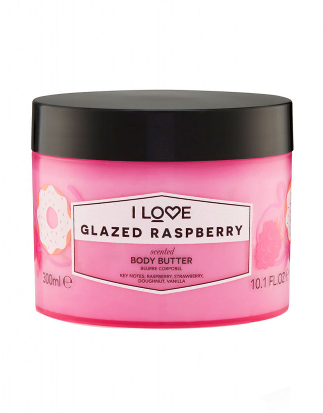 I Love, Signature Collection, Vegan, Hydrating, Glazed Raspberry, Body Butter, 330 ml - Feel You