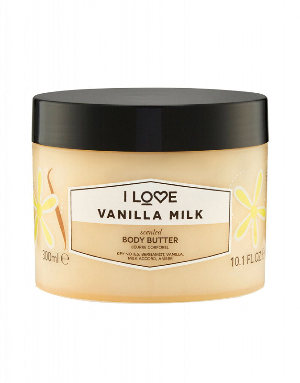I Love, Signature Collection, Vegan, Hydrating, Vanilla Milk, Body Butter, 330 ml - Feel You