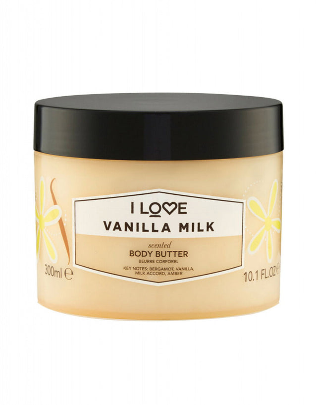 I Love, Signature Collection, Vegan, Hydrating, Vanilla Milk, Body Butter, 330 ml - Feel You