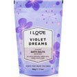 I Love, Signature Collection, Violet Dreams, Bath Salt, 500 g - Feel You