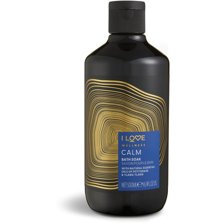 I Love, Wellness Calm, Essential Oils, Bath Soak, 500 ml - Feel You
