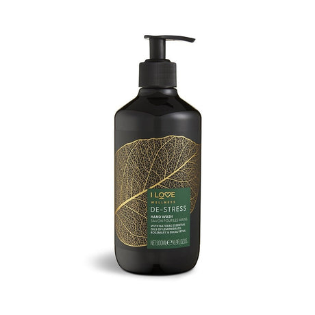 I Love, Wellness De-Stress, Lemongrass, Rosemary & Eucalyptus, Cleansing, Liquid Soap, For Hands, 500 ml - Feel You