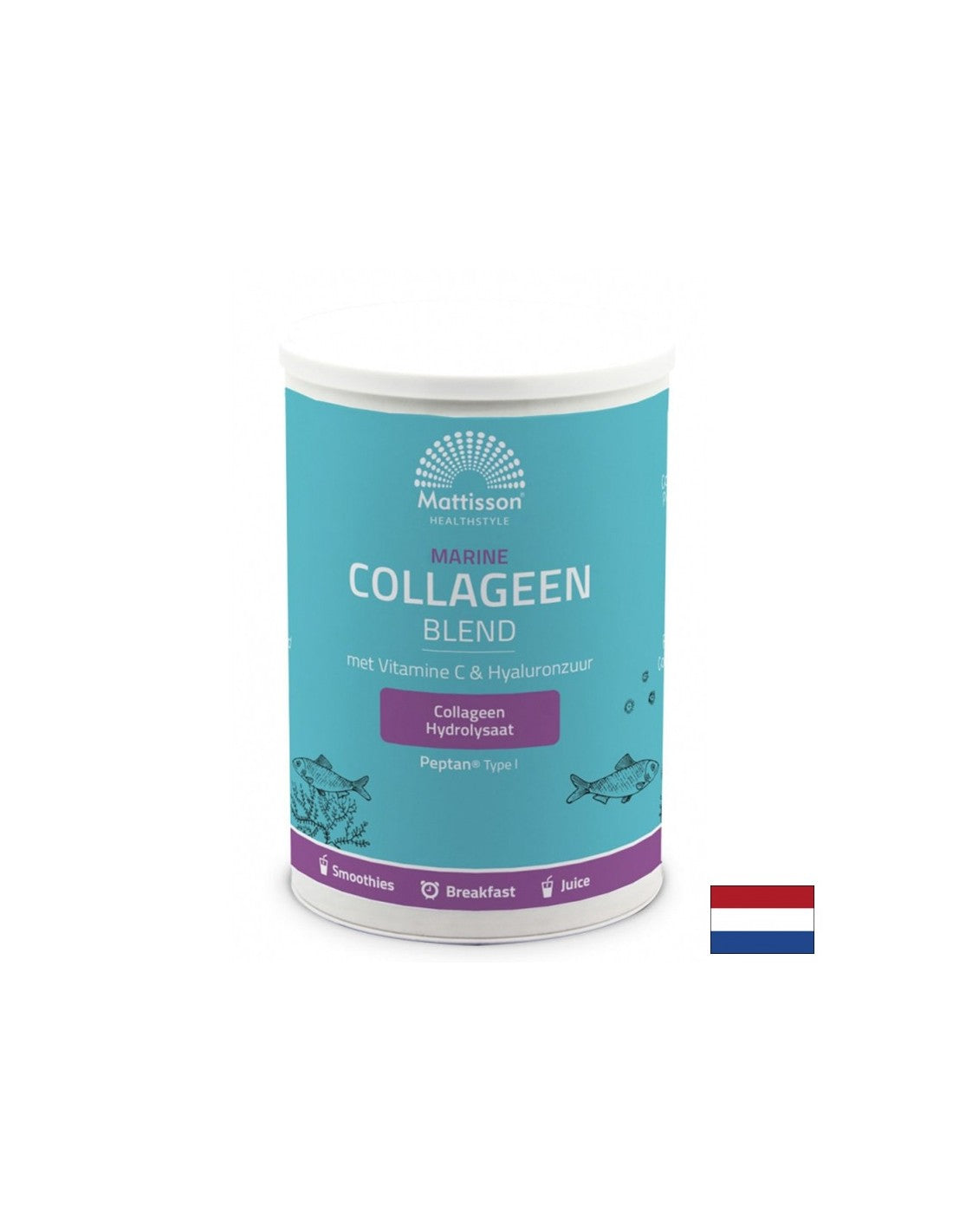 Рибен колаген тип I с витамин С и Хиалуронова киселина - Marine Collagen Peptan, 300 g - Feel You