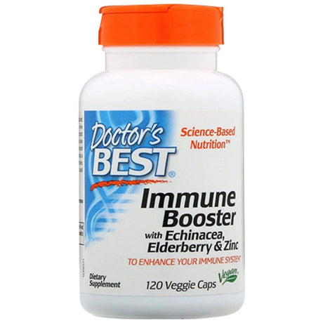 Immune Booster | With Echinacea, Elderberry Extract and Zinc - 120 капсули - Feel You