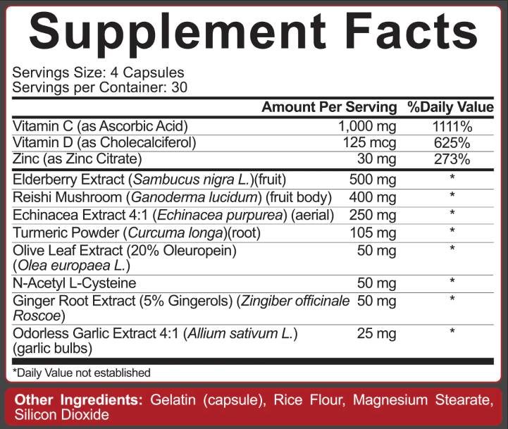 Immune Defender | Maximum Immune Support 120 капсули - Feel You