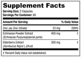Immune Relief | with Echinacea, Zinc & Elderberry - 120 капсули - Feel You