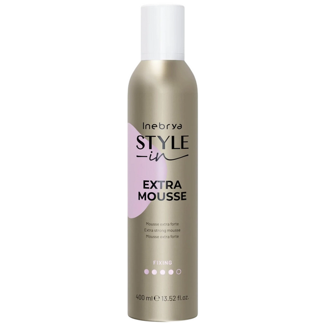 Inebrya, Style-In, Hair Styling Mousse, Fixing, Extra Strong Hold, 400 ml - Feel You
