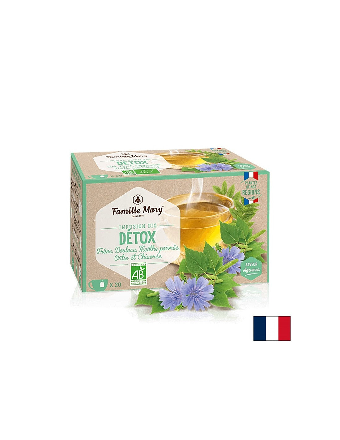 Infusion bio detox/ Чай за детоксикация, 20 филтърни пакетчета - Feel You