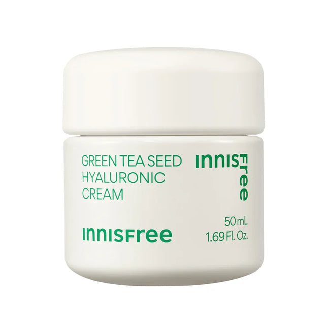 Innisfree - Green Tea Seed Hyaluronic Cream, 50ml - Feel You