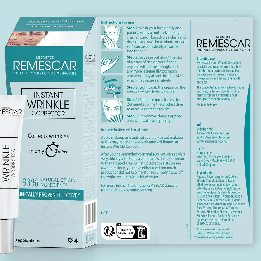 Instant Wrinkle Corrector – коректор за бръчки с мигновен ефект (180 нанасяния) - Feel You