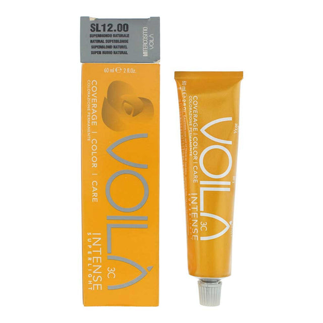 Intercosmo, Voila 3C Intense Superlight, Permanent Hair Dye,  Natural Superblonde, 60 ml - Feel You