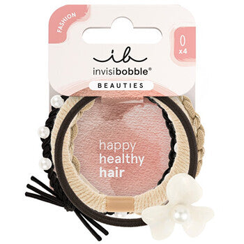 Invisibobble - Beauties Flower Pearl - hair ties 4 pcs - Feel You