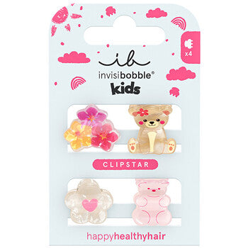 Invisibobble - Clipstar Kids Bearly Bloomed - Skřipec do vlasů ( 4 ks ) - Feel You