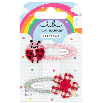 Invisibobble - Snap Clip Kids Happy Ladybird - hair clip 2 pcs - Feel You