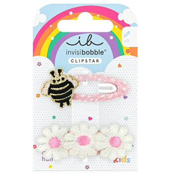 Invisibobble - Snap Clip Kids Happy Spring Bee - Sponka do vlasů 2 ks - Feel You