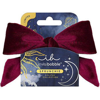 Invisibobble - Sprunchie Original Eclipse Velvet Grace - Gumička do vlasů s mašlí - Feel You
