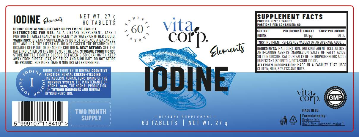 Iodine 100 mcg - 60 Таблетки - Feel You