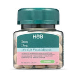 Желязо (Iron) 15 mg с витамини и минерали 90 таблетки, H&B - Feel You
