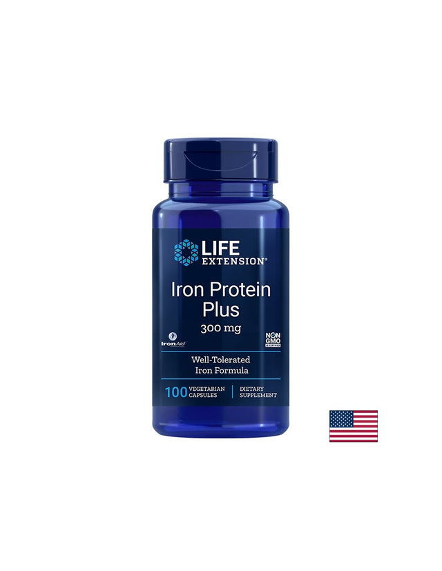 Желязодефицитна анемия - Iron Protein Plus, 300 mg x 100 V капсули - Feel You