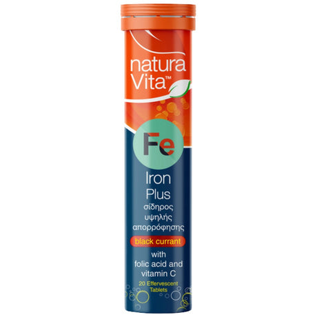 Iron plus Folic Acid & Vitamin C - 20 ефервесцентни таблетки - Feel You