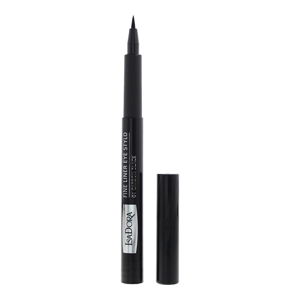 IsaDora, Fine Liner, Retractable, Gel Pencil Eyeliner, 01, Carbon Black, 1.1 ml - Feel You