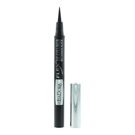 IsaDora, Flex Tip, liquid eyeliner pen, Intense, Gel Pencil Eyeliner, 80, Carbon Black, 1.2 ml - Feel You