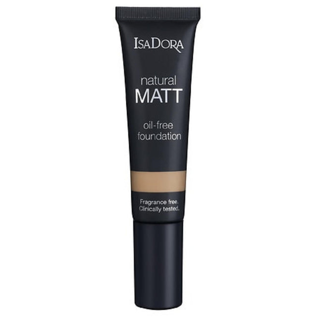 IsaDora, Natural Matt, Oil-Free, Matte, Liquid Foundation, 18, Almond, 35 ml - Feel You