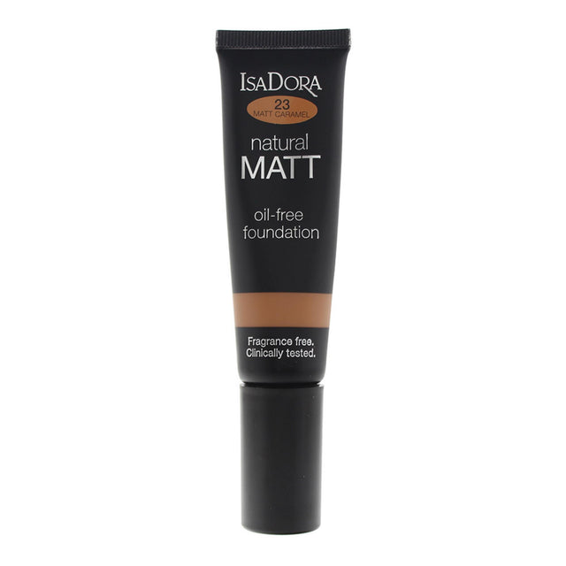 IsaDora, Natural Matt, Oil-Free, Matte, Liquid Foundation, 23, Caramel, 35 ml - Feel You