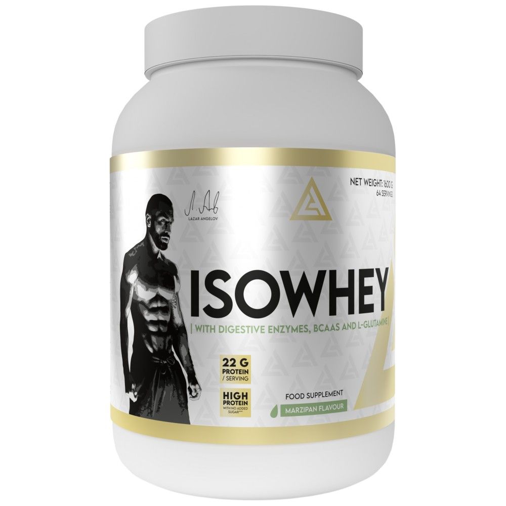 IsoWhey | Whey Protein Isolate with Digestive Enzymes, BCAA & Glutamine - 1600 грама - Feel You