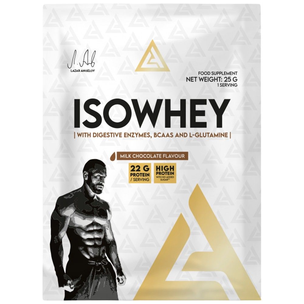 IsoWhey | Whey Protein Isolate with Digestive Enzymes, BCAA & Glutamine - 25 грама - Feel You