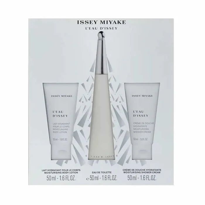 Issey Miyake L'Eau D'Issey Eau De Toilette Spray 50ml Set 3 Pieces - Feel You
