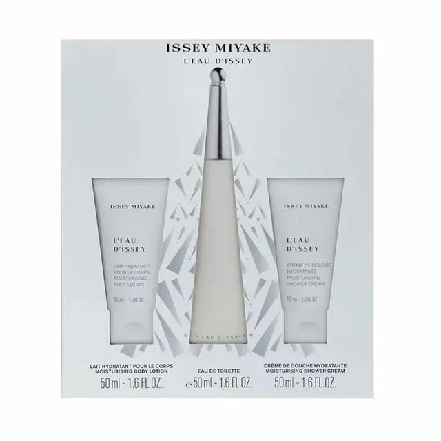 Issey Miyake L'Eau D'Issey Eau De Toilette Spray 50ml Set 3 Pieces - Feel You