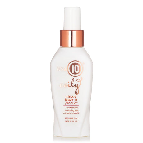 It's a 10, Coily Miracle, Hair Leave-In Conditioner, For Revitalizing, 120 ml - Feel You