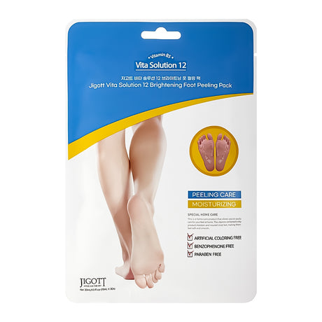 JIGOTT Vita Solution 12 Brightening Foot Peeling Pack, 2 pcs*15 ml - Feel You