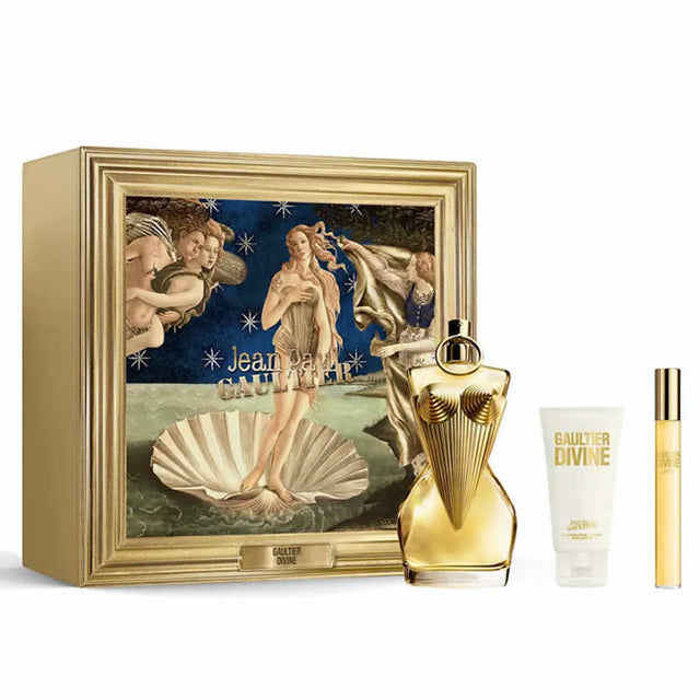 Jean Paul Gaultier - Gaultier Divine Gift Set EDP 100 ml, EDP miniature 10 ml and body lotion 75 ml - 100ml - Feel You