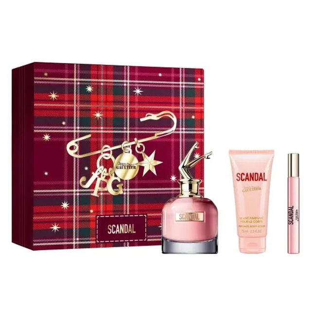 Jean Paul Gaultier - Scandal Gift Set EDP 80 ml, body lotion 75 ml and miniature EDP 10 ml - 80ml - Feel You