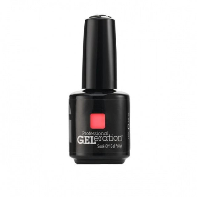 Jessica, GELeration Colours, Semi-Permanent Nail Polish, GEL-1014, Pucker Up, 15 ml - Feel You