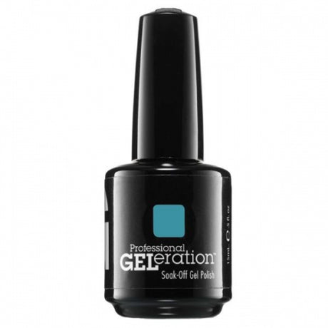 Jessica, GELeration Colours, Semi-Permanent Nail Polish, GEL-1100, Faux Fur Blue, 15 ml - Feel You