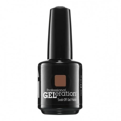 Jessica, GELeration Colours, Semi-Permanent Nail Polish, GEL-1176, Toasted Pecans, 15 ml - Feel You
