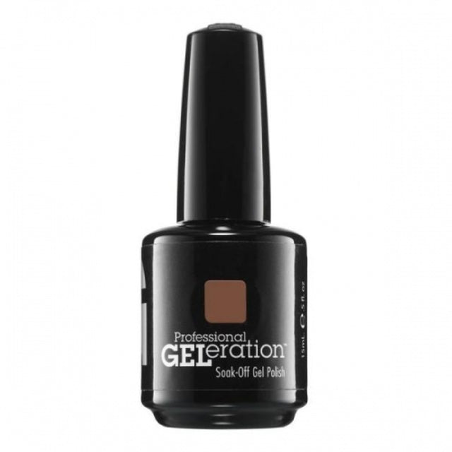 Jessica, GELeration Colours, Semi-Permanent Nail Polish, GEL-1176, Toasted Pecans, 15 ml - Feel You