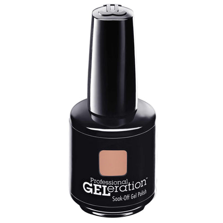 Jessica, GELeration Colours, Semi-Permanent Nail Polish, GEL-436, Creamy Caramel, 15 ml - Feel You