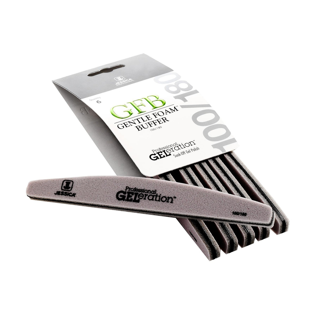 Jessica, GELeration, Nail File, 6 pcs - Feel You