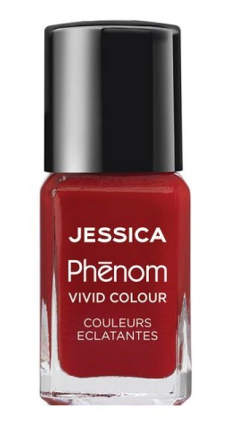 Jessica, Phenom Vivid Colour, Nail Polish, PHEN-021, Jessica Red, 14 ml - Feel You