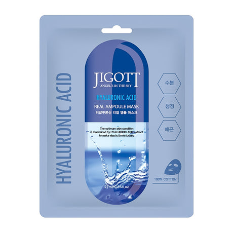 Jigott Hyaluronic Acid Real Ampoule Mask 27 ml - Feel You